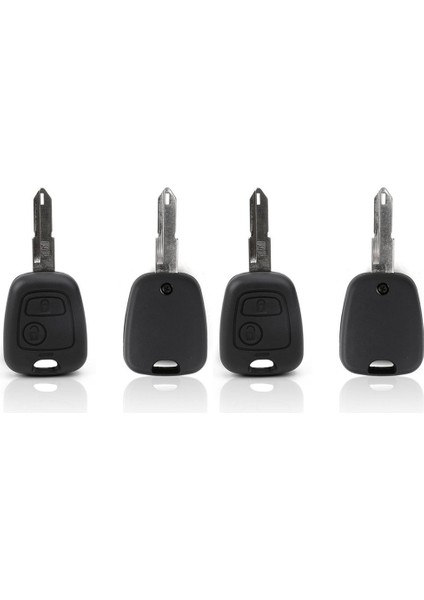 Peugeot 2 Için 2x Anahtar Kabuk Geçişi 2 Düğme Uzaktan Kontrol Anahtarı 106 107 (Yurt Dışından)