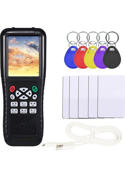 Tam Decode Fonksiyonlu Rfıd Fotokopi Makyacı Akıllı Kart Anahtar Nfc Id Duplicator Okuyucu Yazar (T5577 Anahtar Uıd Kartı) (Yurt Dışından)