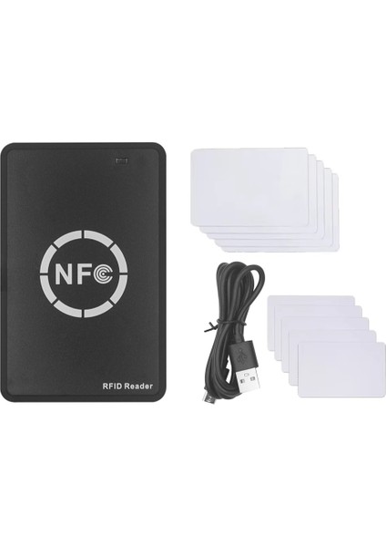 Rfıd Nfc Akıllı Yonga Okuyucu/yazar+5xuid/cuid Kart 125K 13 56M Rfıd Çipleyici Etiket Kopyala Klon Ic Ic Anahtar Rozeti Fotokopi Makinesi (Yurt Dışından)