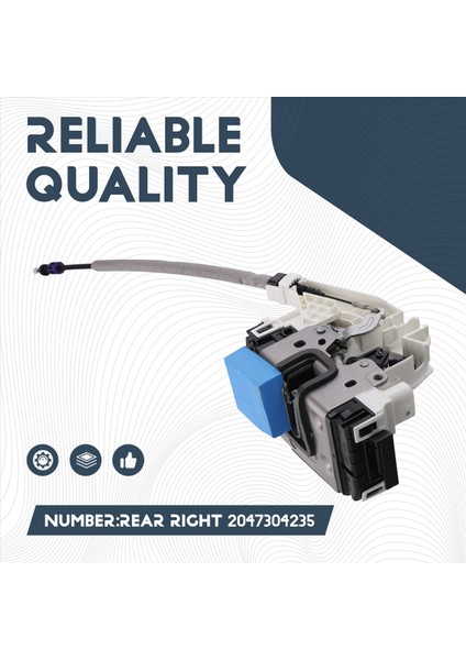 Mercedes-Benz C E Glk Sınıfı W204 S204 W212 Araç Kapısı Kilit Silindir Arka Sağ 2047304235 (Yurt Dışından) indirimleri