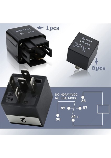 12V Otomotiv Sigortası ve Röle Kutusu Ön Kasalar Su Geçirmez Sigorta Röle Bloğu Evrensel Sigorta Bloğu ve Röle Kiti ile (Yurt Dışından) modelleri