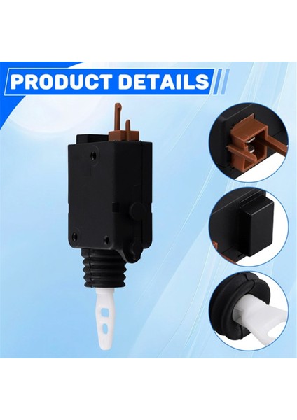 661503 Kapı Kilidi Peugeot Için Motor Aktüatör 106 205 309 405 605 Citroen Xsara Saxo Berlingo Ax Bx Zx 2pın (Yurt Dışından)