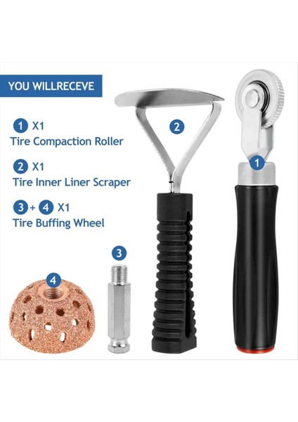 Araba Kamyonu Motosiklet Lastik Onarım Araçları Lastik Yama Makinesi Aracı Bu Parfuzlama Tekerleği 42MM Yüksek Hızlı Lastik Taşlama Kafası (Yurt Dışından) fırsatları