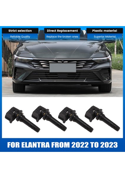 4pcs Tpms Lastik Basınç Sensörü 433MHZ 52940-L8200 Hyundai Elantra N 2022 2023 Için Lastik Sensörleri (Yurt Dışından) fırsatları