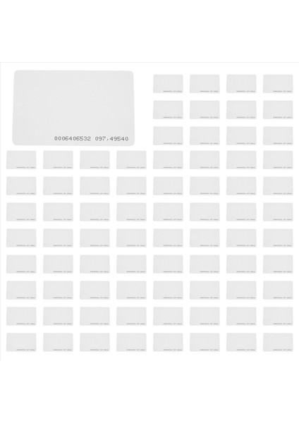 200PCS Erişim Kontrol Kartı Rfıd Kartı 125KHZ EM4100 TK4100 Akıllı Yakınlık Kartı Rfıd Etiket Anahtarı Erişim Denetimi Anahtarı (Yurt Dışından)