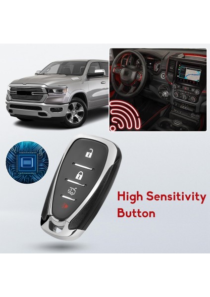 Car Key Fob Uzaktan Kumanda Anahtarsız Giriş Chevy Malibu Camaro Cruze HYQ4EA 13508771 13584504 13529660 (Yurt Dışından) fırsatları