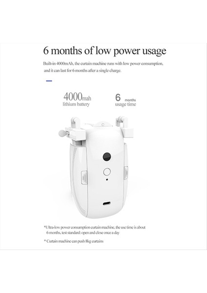 Akıllı Perdeler Robot Roman Çubuk Track/t/u-Rail Parçaları 3&#39 Ü 1 Arada Otomatik Perde Açıcı Uzaktan Kumanda Perde Motoru (Yurt Dışından)