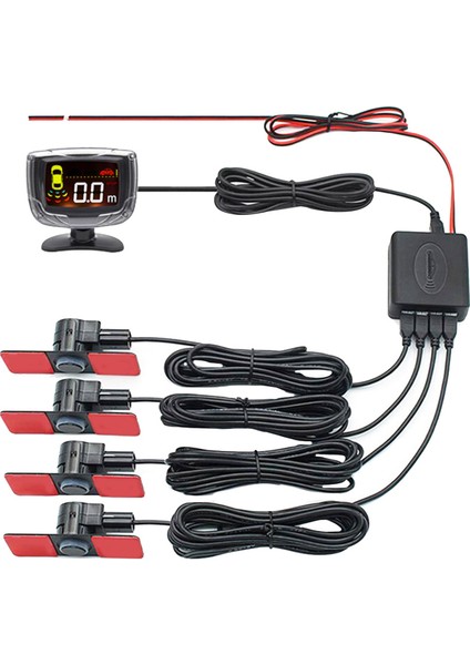 Tersine Dönen Adar LCD Sıvı Kristal Buzzer Sesli Araba Evrensel (Yurt Dışından)