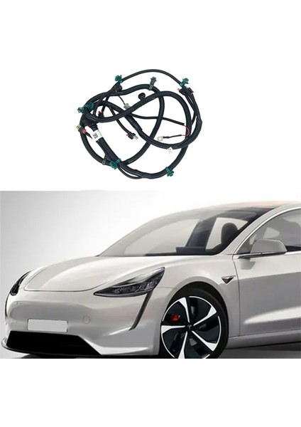 Araba Ön Tampon Ters Radar Kablo Demeti 1067958-01-G Tesla Model 3 2017-2020 Için Sis Lambası Arayüzü Olmadan (Yurt Dışından) indirimleri