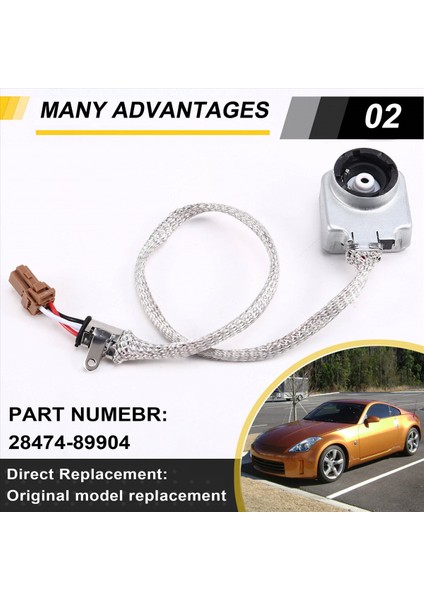 Araba Xenon Lambası Otomotiv Yeni Xenon Lamba Seti 28474-89904 Nissan Infiniti Için D2SHID Balasy (Yurt Dışından) indirimleri