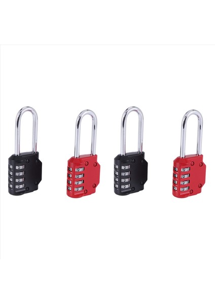 4 Paket Kodu Asma Kilit 4 Basamak Uzunluğunda Palyaço Açık Kapı Kulübe Çit Hasp Depolama Spor Locker Için (Yurt Dışından)
