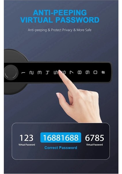 Tuya Smartlife App Smart Fingerprint Parola Rfıd Ic Kart Tek Mandal Kilitli Kilit Ölü Cıvata Kapalı Ev Kapısı (A) (Yurt Dışından) indirimleri