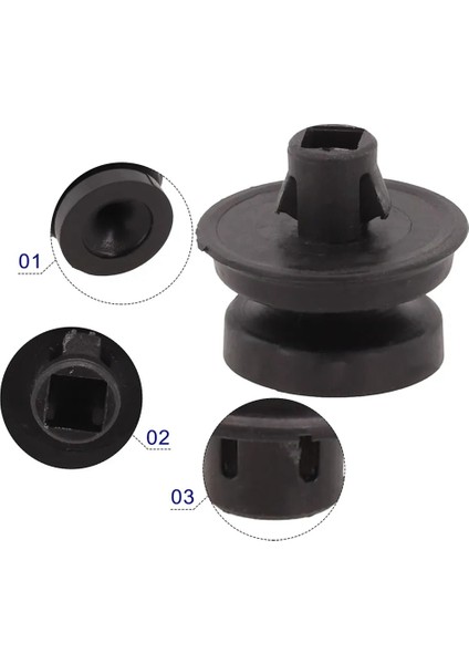 Araç Ön Arka Kapı Tampon Tamponu 6818690AB Kauçuk Kapı Anti Kauçuk Anti Kauçuk Pad Cherokee Için Grand Için Jeep 13-22 (Yurt Dışından) modelleri