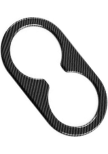 Karbon Fiber Arka Tahliye Kupası Dekoratif Sticker Su Kupası Tutucu Ford Raptor Için Dekoratif Kapak F150 2021 2022 2023 (Yurt Dışından) modelleri