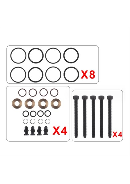 Audi A2 A3 A4 Vw Skoda Için Yakıt Enjektör Mühür Onarım Kiti Enjektör Cıvataları 1 2 1 4 1 9 Tdı 1417010997 038103385A (Yurt Dışından) fiyatları