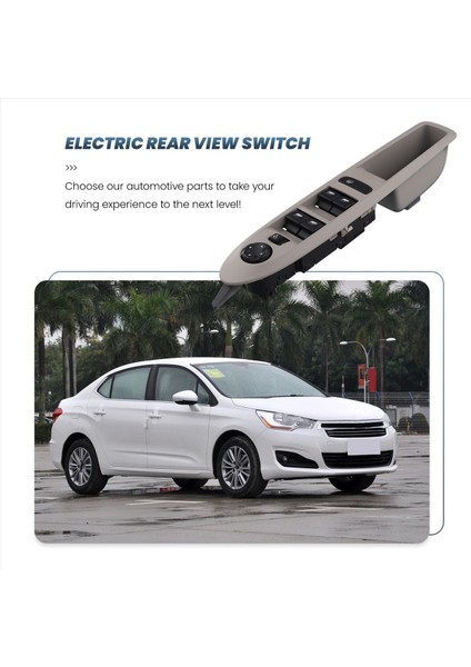 Elektrikli Arka Görünüm Anahtarı Kapı Anahtarları Peugeot Citroen C4L 1 6l 2012-2016 98009290DS Için Montaj Plakası (Yurt Dışından) fırsatları