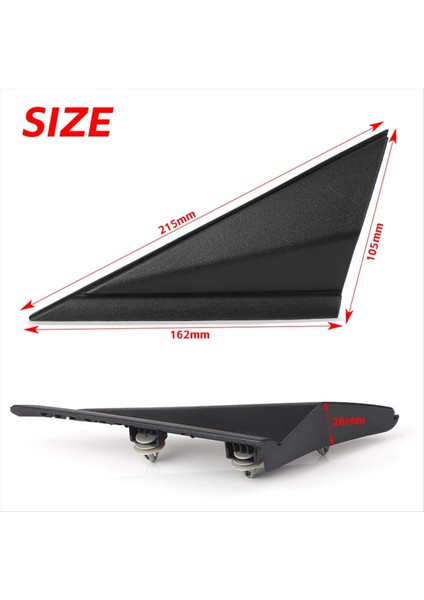 Kapı Ayna Sütun Yan Köşe Araba Ön Çamurluk Üçgen Trim Kapak 861803X500 86190-3X500 Hyundai Elantra 2014-2016 (Yurt Dışından) fırsatları