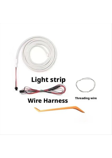 Sensör Kuyruk Kutusu Işık Şerit Ultra Parlak Araba Gövdesi LED Araba Iç Dekoratif Lamba Şerit Otomatik Atmosfer Işık (Yurt Dışından) fırsatları