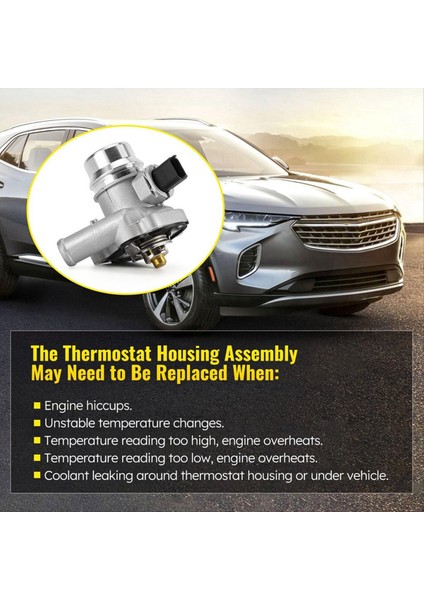 Termostat Gövde Motoru Soğutucu Çıkışı 55565336 55579010 55593034 Chevrolet Cruze Vauxhall Opel Buick Encore 1 4l (Yurt Dışından) fırsatları