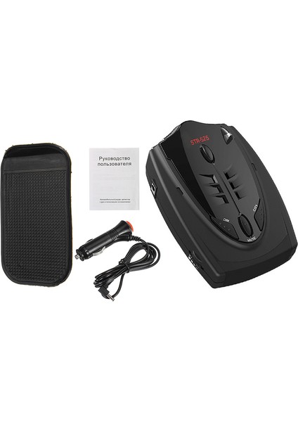 STR-525 Radar Detektörü Araç Anti Radarlar Hız Ses Uyarısı Uyarısı (Yurt Dışından)