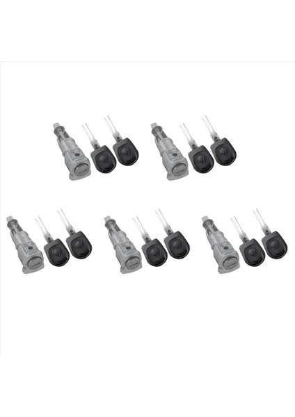 5x 1Z0837167C 6Y0898167E Skoda Octavıa Için Sol Sürücü Kapı Kilidi Namlu Silindir 2005-2008 (Yurt Dışından)