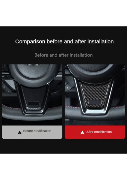 Subaru Wrx Için Gerçek Sert Karbon Fiber Çıkartma Stı 2022 2023 Araç Direksiyon Çarkı Düğmesi Çerçeve Iç Döşeme (Kırmızı) (Yurt Dışından) fırsatları