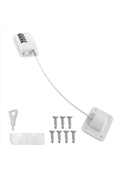 Buzdolabı Kilidi Buzdolabı Dondurucular ve Dolaplar Için 4 Hanlı Kombinasyon Kilidi Derecesiz Montaj Çocuk ve Pet Safe (Yurt Dışından) modelleri