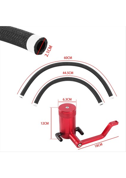 Araba Modifikasyonu Yağı Yakalama Kiti Dodge Charger Challenger Chrysler Için Petrol Nefes Alabilir Pot Kiti 2011-2021 Kırmızı (Yurt Dışından) fırsatları