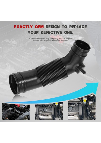 Volkswagen Polo 9n Için Hava Emme Bağlantı Borusu 5J0129684 (Yurt Dışından) indirimleri