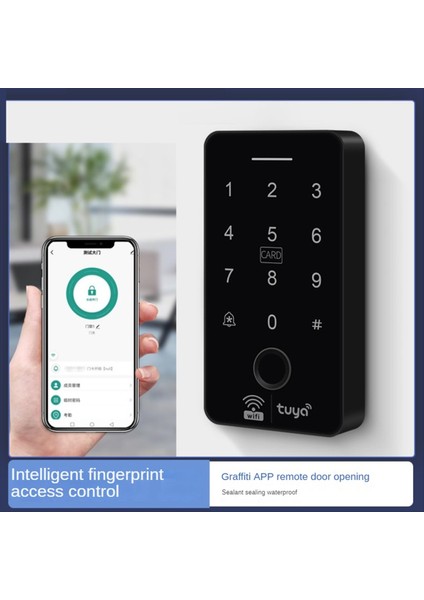 Su Geçirmez Bluetooth Wifi Tuya Parmak Izi Erişim Denetleyicisi Rfid Klavye Dokunmatik Tuş Takımı Akıllı Uygulama Uzak Kapı Açıcı (Yurt Dışından) fiyatları