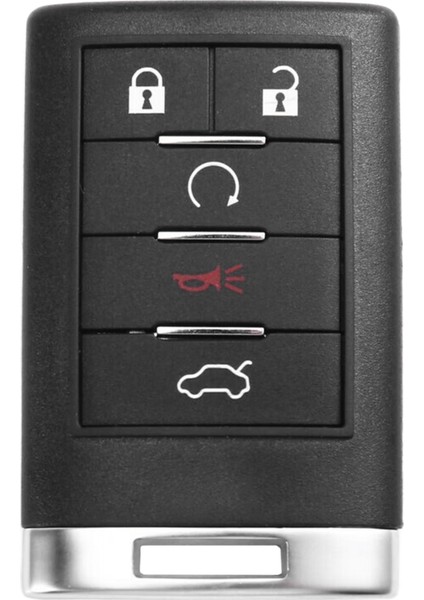 Cadillac Remote Anahtar Için OUC6000066 315MHZ Çip ile Araba 5 Düğme Uzaktan Tuş (Yurt Dışından)