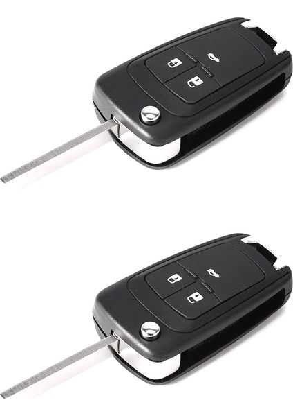 Vauxhall Zafira Opel Astra Insignia Için 2x Katlanabilir Uzaktan Anahtar Kabuğu 3 Bouton (Yurt Dışından)