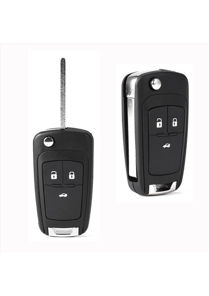 Vauxhall Zafira Opel Astra Insignia Için 2x Katlanabilir Uzaktan Anahtar Kabuğu 3 Bouton (Yurt Dışından) modelleri