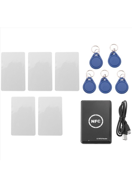Rfıd Fotokopi Kopyası Keyfob Nfc Akıllı Kart Okuyucu Yazarı 13 56MHZ Şifreli Programcı USB Uıd EM4305 Kart Etiketi Kopyası (Yurt Dışından) modelleri