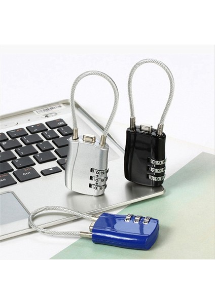 3 Haneli Gümrük Kodu Kilit Kombinasyonu Kilitler Kontrastlı Renk Hırsızlığı Antiblock Taşınabilir Bagaj Şifre Kili (Yurt Dışından) indirimleri