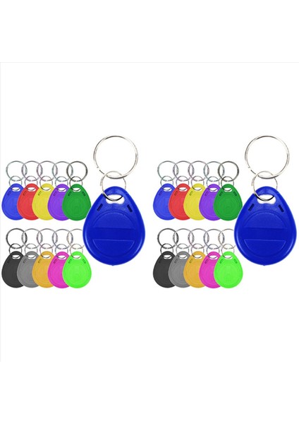 100PCS T5577 Boş Anahtar Etiketi Rfid Çip Halka Kartları Etiketler Keytag 125 Khz Kopya Yeniden Yazılabilir Yazılabilir Kopya (Yurt Dışından)