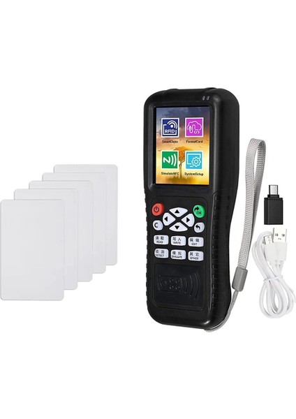 X100 Rfıd Nfc Akıllı Kart Okuyucu Yazarı+5 x Cuid Kart Rfıd Çopur Ic Ic Kart Programcı Şifreli Anahtar Fotokopi Makinesi (Yurt Dışından)