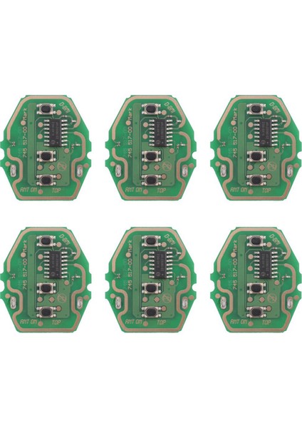 6x 3 Düğme Uzak Araç Anahtarı Kontrol Devre Kart 315MHZ/433MHZ Bmw 3 5 Serisi E46 E39 Ews Anahtar Kabuksuz (Yurt Dışından)