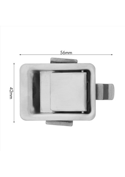 6x Paslanmaz Çelik Gömme Montajlı Mandalı Mini Montajlı Montaj Kürek Kilidi Rv/kamera/römork/dolap/alet Kutusu Vb (Yurt Dışından) fırsatları