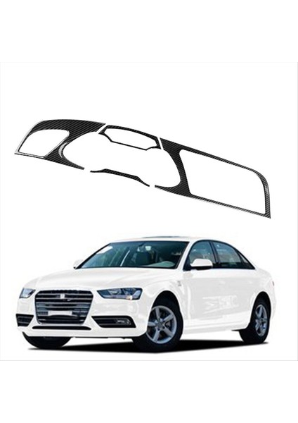 1 Set Araba Konsolu Gösterge Paneli Panel Dekorasyonu Audi A4L 2009-2012 Lhd Için Değiştirilmiş Karbon Fiber (Yurt Dışından) fiyatları