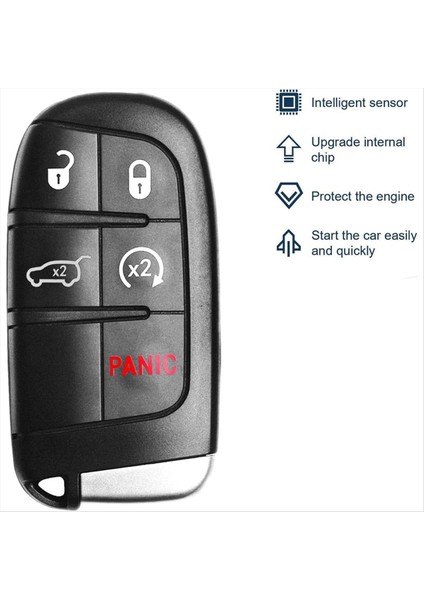 Anahtar Fob Jeep Grand Cherokee Için Anahtarsız Giriş Uzaktan Kumandası 2014-2022 M3N-40821302 68143505 433MHZ 2pcs (Yurt Dışından) fırsatları