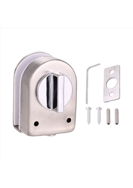 Cam Sürgülü Kapı Mandal Kilidi Duş Odası Banyo Aksesuarları Için Çıkarılmamış Paslanmaz Çelik Cam Kapı Kilidi (Yurt Dışından) fiyatları