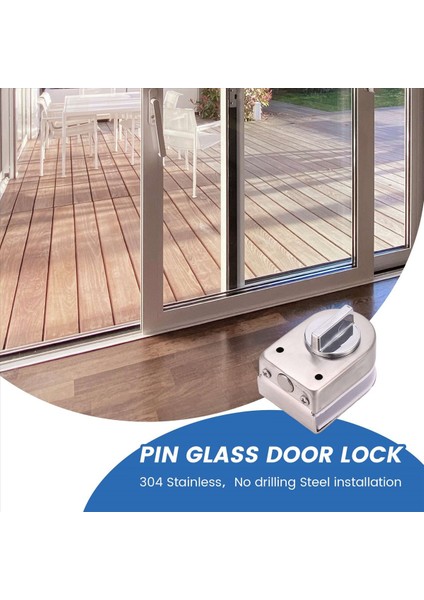 Cam Sürgülü Kapı Mandal Kilidi Duş Odası Banyo Aksesuarları Için Çıkarılmamış Paslanmaz Çelik Cam Kapı Kilidi (Yurt Dışından) fırsatları