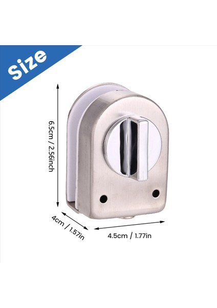 Cam Sürgülü Kapı Mandal Kilidi Duş Odası Banyo Aksesuarları Için Çıkarılmamış Paslanmaz Çelik Cam Kapı Kilidi (Yurt Dışından) indirimleri