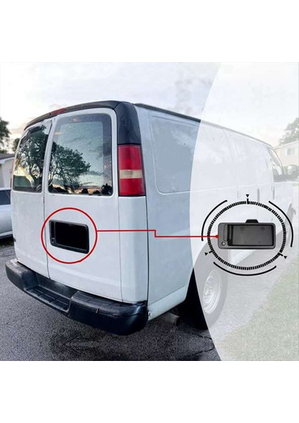 Chevrolet Express Için Lisans Braketi GM1820106 ile Araba Dış Kapı Kolu 3500 2500 1500 1996-2009 (Yurt Dışından)