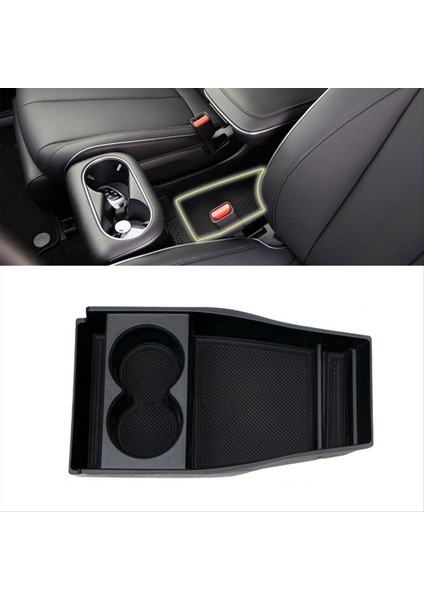 Hyundai Ioniq 5 2021+ Otomobil Organizatör Uzay Külot Dolgu Tutucu Için Araba Merkezi Konsol Saklama Kutusu Organizatör Tepsisi (Yurt Dışından) indirimleri