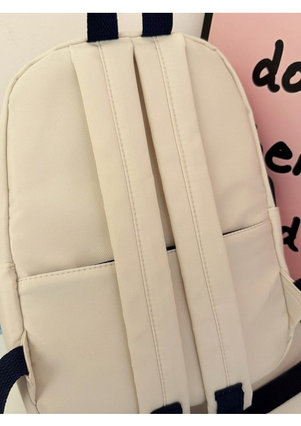 Çocuk Sırt Çantası Seyahat Sırt Çantası, Erkek ve Kız Öğrenciler Için Kontrast Renkli Harf Makamı Okul Çantası (Yurt Dışından) fırsatları