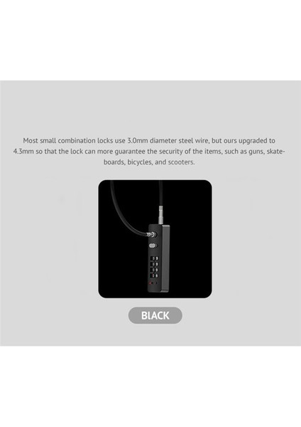 Push Rod Değişiklik Kodu Beyaz Çelik Kilit Başlığı Bisiklet Bisiklet Kodu Kod Ama Koplama Kilidi Kilit Uzun Çelik Kablo Kodu Kilit (Yurt Dışından) fırsatları