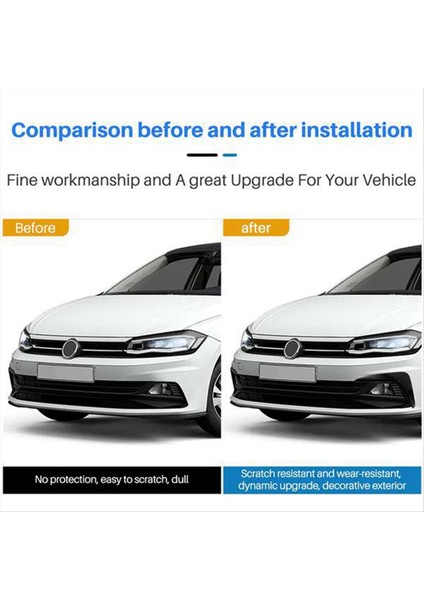 Vw Polo Için 2019 2020 2021 Ön Tampon Sisli Kaşlar Spoiler Dekoratif Döşeme (Yurt Dışından) modelleri