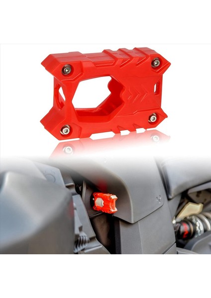 2x Can -Am Ryker / Outlander Sportif Key Kabuk Ateşleme Anahtar Kapağı Anahtar Tutucu Delik Aksesuarları ile Anahtar Kılıf - Kırmızı (Yurt Dışından) modelleri